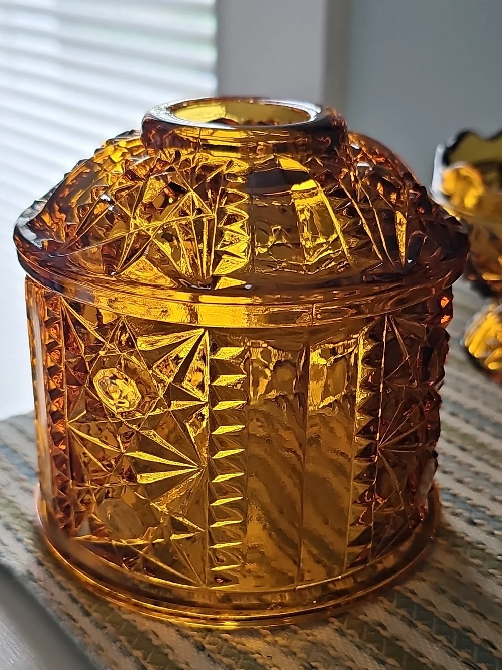 Indiana Glass rich amber